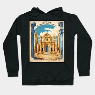 Ruinas de San Ignacio Argentina Vintage Tourism Poster Hoodie